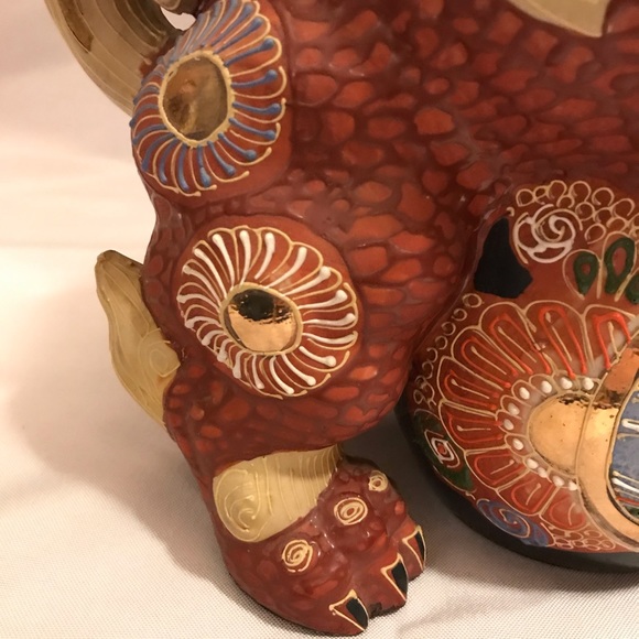 VTG Satsuma Porcelain Komainu Foo Dog Lion - Picture 12 of 16